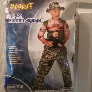 Boy's Ink2 Commando Costume - Sz M, L, XL